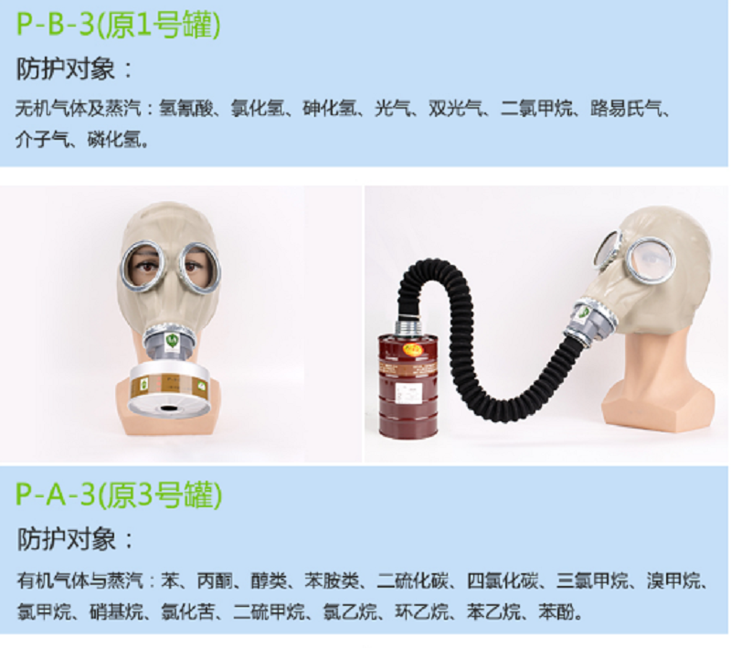 普达 防毒面具化工气体全封闭防护喷漆农药消防电焊活性炭防毒全面罩 全面具+4号中罐